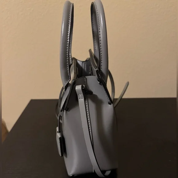 Charles & Keith Elegant Rene Elongated Top Handle Bag in Grey - Picture 5 of 5